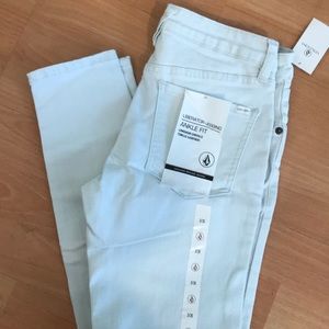 Volcom Liberator Leggings in pale blue